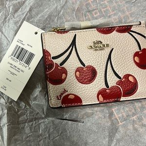 Coach Boutique Cherry Card Holder NWT